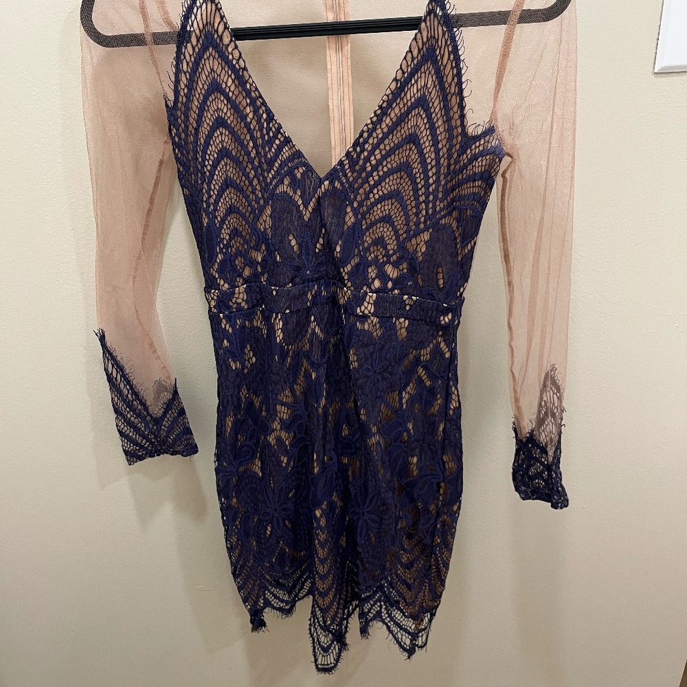 Lace Cocktail Dress - Size S